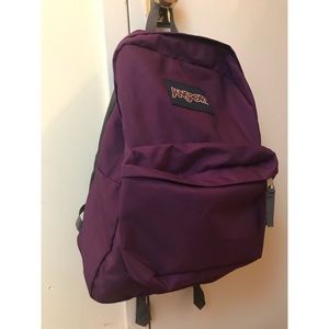 Purple Jansport Backpack
